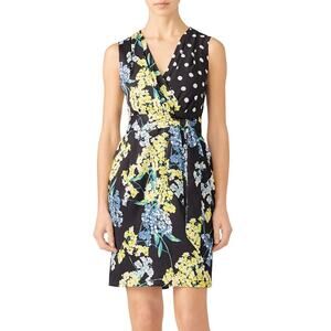 Slate & Willow Polka Dot Floral Mixed Print Dress 2